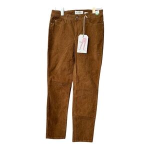 ReGeneration Meadow Brown Corduroy Mid Rise Skinny Pants. NWT. Size 5/27